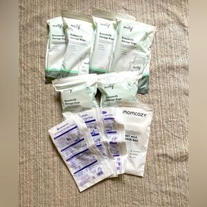 252 breast milk storage bags - motif, Lansinoh, mom cozy